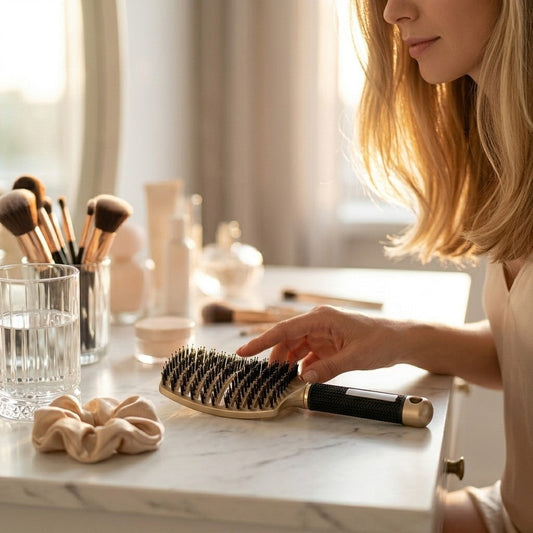 Kerdanta SilkFlow Detangle Brush lifestyle image