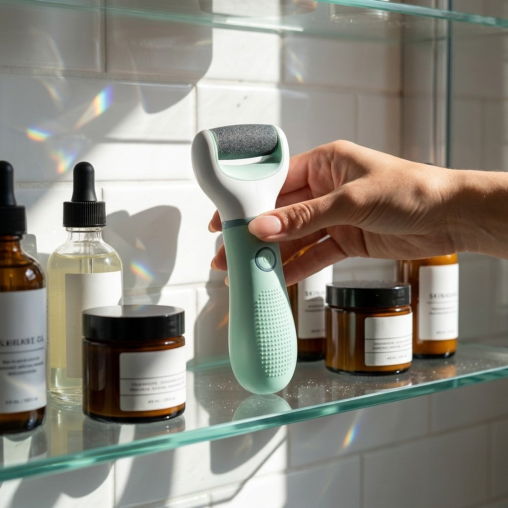 Kerdanta SmoothStep Electric Callus Remover in use