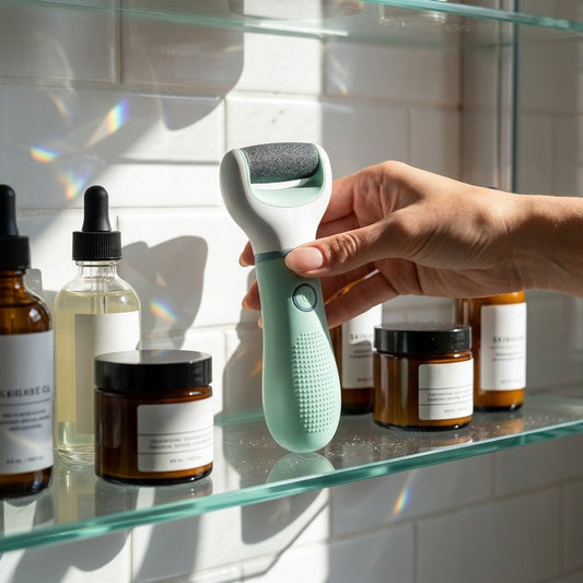 Kerdanta SmoothStep Electric Callus Remover in use